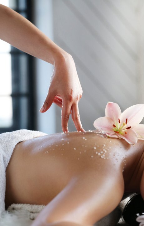Beauty. Girl in the spa salon